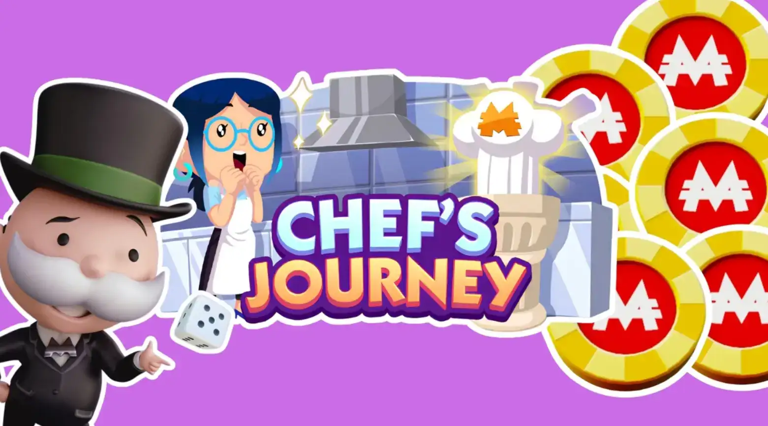 monopoly go chef's journey rewards and milestones