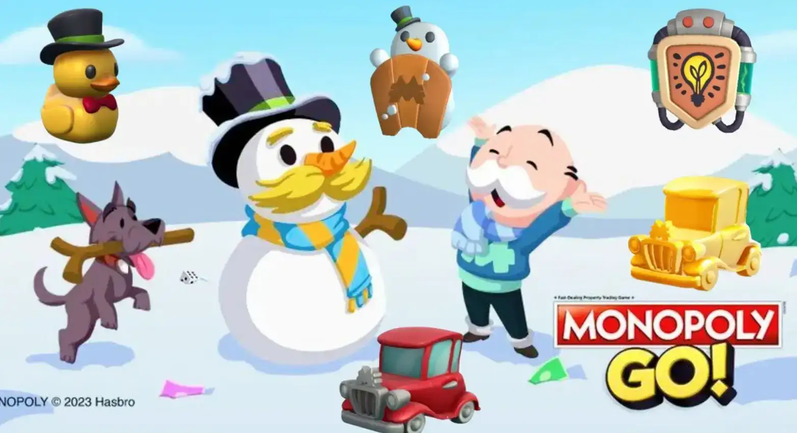 monopoly go snowman contest rewards and milestones